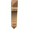 Ekena Millwork Merced Arts & Crafts Rough Sawn Bracket, Western Red Cedar, 6"W x 30"D x 30"H BKT06X30X30MRC03RWR - alternate 2